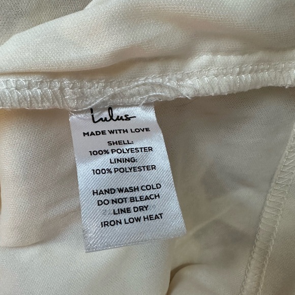 Lulu's White Halter Sheath Mini Dress - Picture 6 of 6